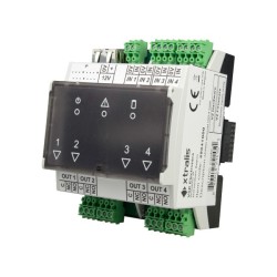 External Ethernet PoE Extension module 4 In / 4 Relay Out (m