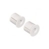 Adaptador de plástico para empotrar, blanco , diametro 19 mm