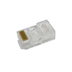 RJ45 connector Cat5e, front opening