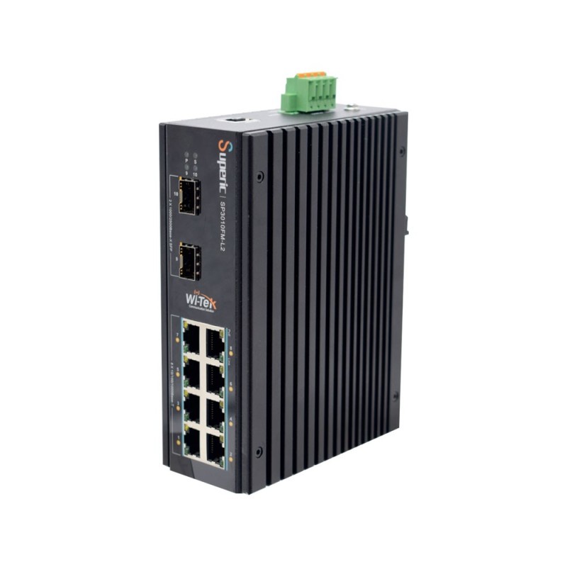 8GE+2*2.5G SFP Fiber Uplink L2 Managed Industrial PoE Switch
