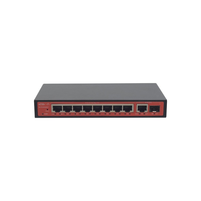 9*10/100/1000Mbps RJ45 port with 1 Gigabit SFP uplink Cloud