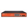 8GE+2SFP Full Giga 802.3af/at Cloud L2 Managed PoE Switch wi