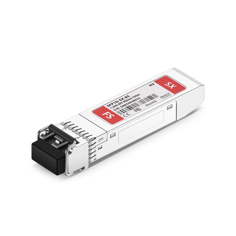 1000BASE-SX SFP Transceiver, Multi-Mode (850nm, 550m, LC)