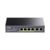 6xRJ-45 10/100M PSE ports with 4 POE Ports Unmanaged Desktop