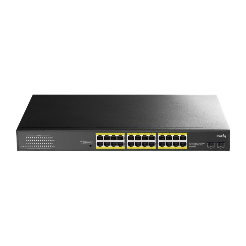 24x10/100/1000 BASE-T Gigabit ports, 19-inch, 2-1000 BASE-X