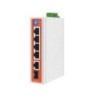 4FE+1GE+1SFP Fiber Uplink Industrial PoE Switch with 4Port P