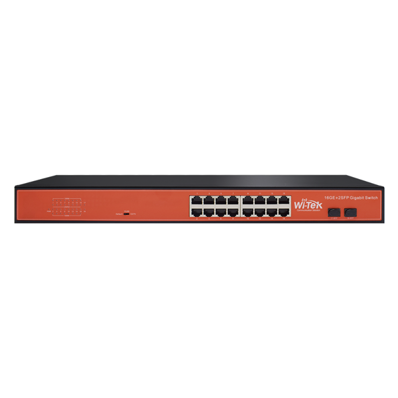 16GE+2SFP Full Giga rack-mountable Ethernet Switch