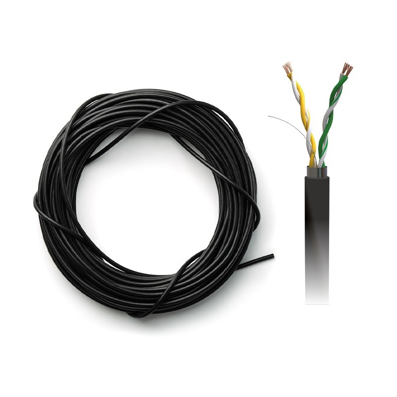 Cable BB2 - 2 pares trenzados apantallados FTP AWG24 (200m)