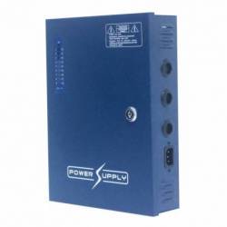 (CTD-625N) Fuente de alimentación en caja metálica de 18 salidas 12V /20A totales. Protección individ