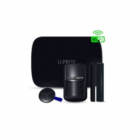 (UPROX-006) Kit U-Prox MP LTE S negro compuesto por:. 1x Central WiFi + LTE (3G/4G) d