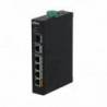 (DAHUA-1805N) Switch PoE industrial Dahua no gestionable. 4 puertos 100Mbps + 2 puertos combo Gigabit. M