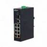 (DAHUA-1806N) Switch PoE industrial Dahua no gestionable. 8 puertos 100Mbps + 2 puertos combo Gigabit. M