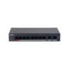 Switch cloud gestionado Dahua con 8 puertos PoE
