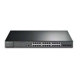 Switch L2+ Gigabit con 24 puertos PoE+ y 4 SFP