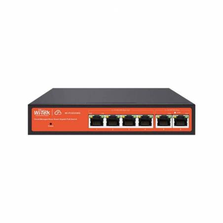 (WITEK-0073) Cloud Easy Smart Managed PoE Switch 6*10/100/1000Mbps