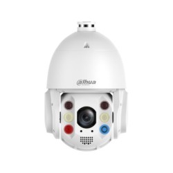 Domo PTZ IP de 4MP con disuasión activa