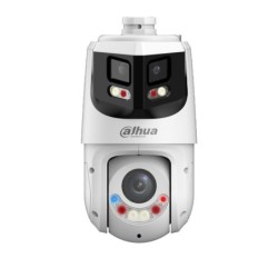 Domo PTZ gran angular de 8MP + 4MP con TiOC