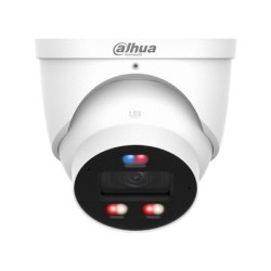 Domo IP Dahua 4MP WizColor con disuasión activa y analítica