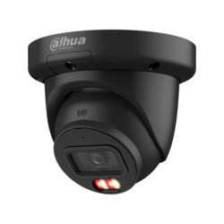 Cámara domo IP negra Dahua WizSense 8MP con Smart Dual Light