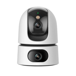 Domo WiFi IP con lente dual 3MP y PAN/TILT