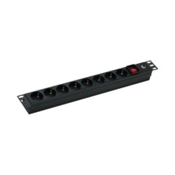Regleta PDU Dahua para rack 19" con 8 tomas europeas y 4000