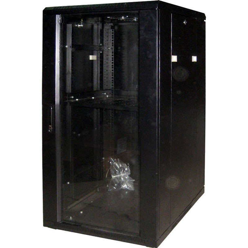 RACK STAND CABINET 18U W/FAN 600*600CM BLACK COLOR