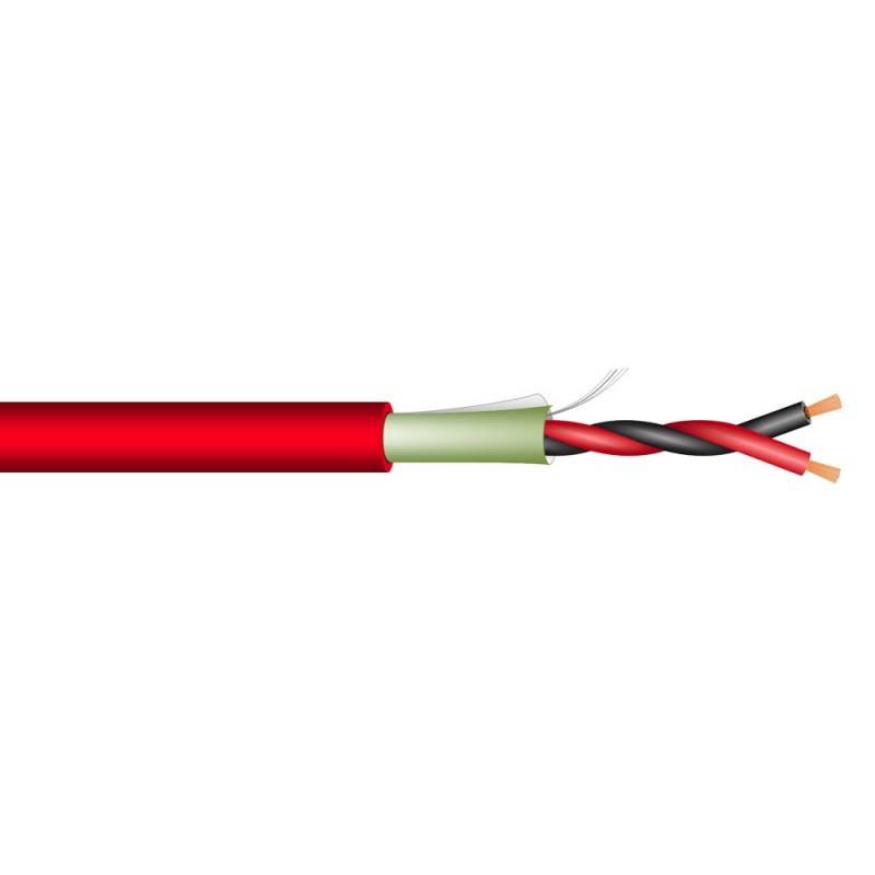 Cable apantallado para seguridad y control contra incendios
