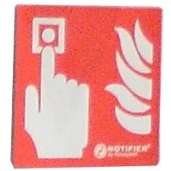 Panel indicador de la ubicación del pulsador de alarma manua