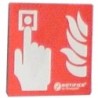 Panel indicador de la ubicación del pulsador de alarma manua