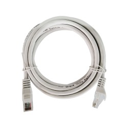 Patch cord Cat-6 UTP 24AWG CCA,PVC,0.5M,white