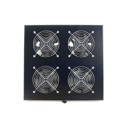 CUADRUPLE VENTILADOR DE 12 CM PARA ARMARIO RACK