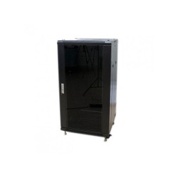 ARMARIO RACK 22U 60X60 DESMONTADO CON PUERTA DE CRISTAL Y PU