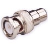 CONECTOR BNC MACHO A RCA HEMBRA