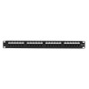 PATCH PANEL 24 PUERTOS UTP/RJ45 CAT6.MONTAJE RACK. DUAL IDC.