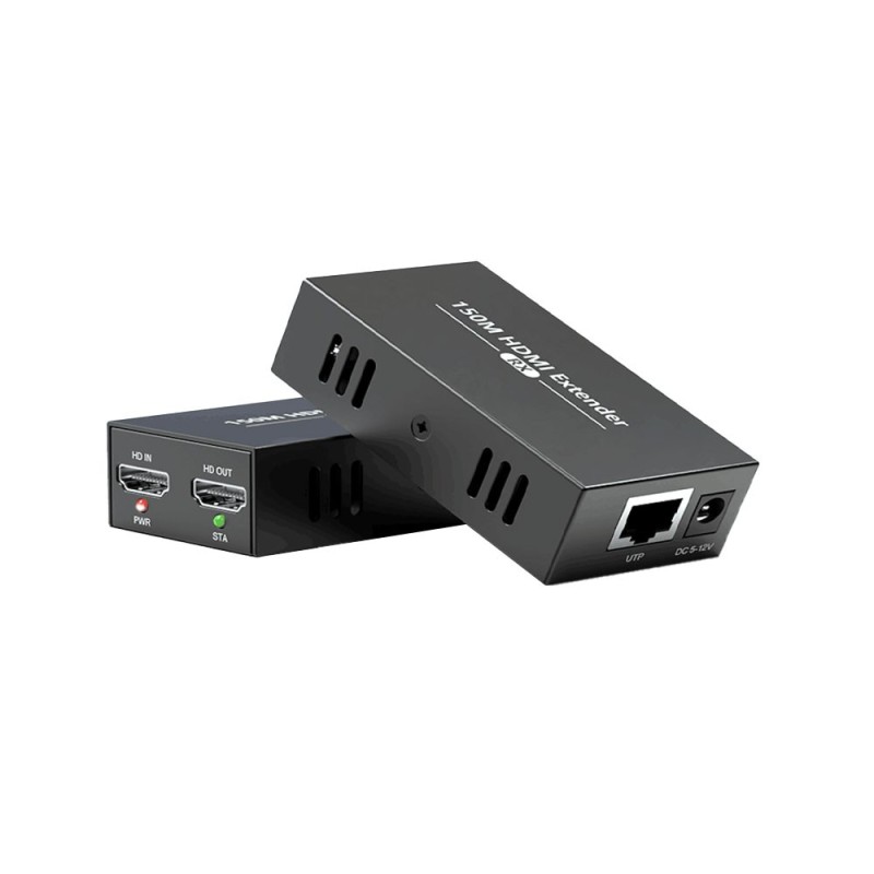 Video signal and HDMI audio extender through UTP/STP Cat5/5e