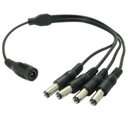 CABLE DC DISTRIBUIDOR 1 HEMBRA A 4 MACHOS