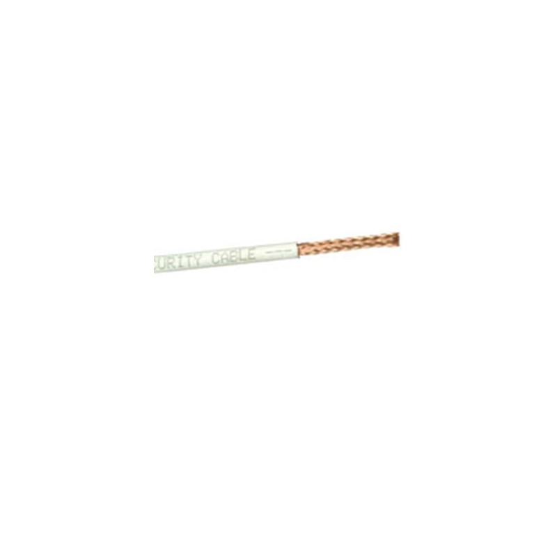 CABLE COAXIAL RG 59 C.C.T.V.BLANCO.ROLLO/100MTS