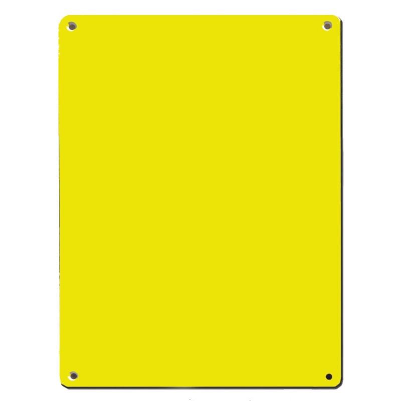 PLACA EXT. SERIG. PLAST.AMARILLO