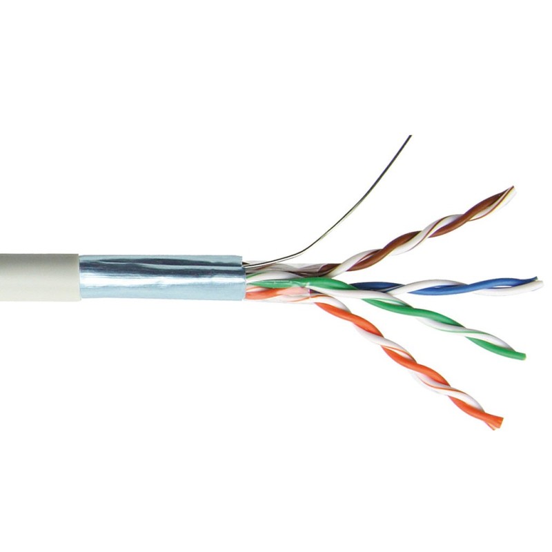 CABLE FTP CAT5E 4X2X1/0.50 CCA 4P SHIELDED 305M/BOX